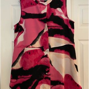 Long Women’s Vest in pretty pink